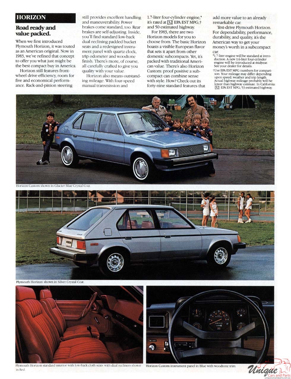 1983 Chrysler-Plymouth Brochure Page 10